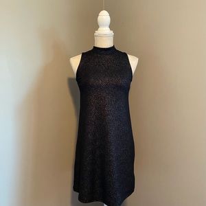 Sparkly Mock-neck Dress